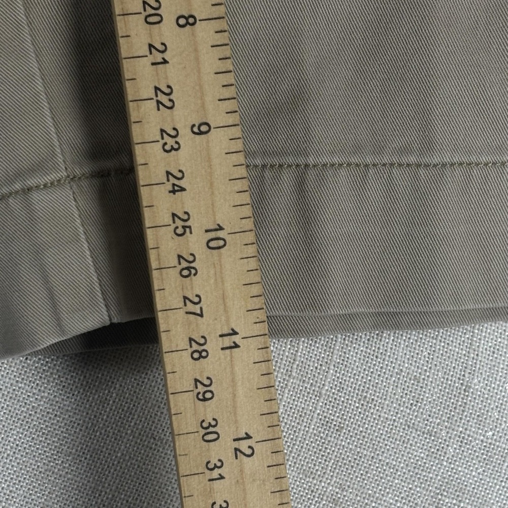 Polo Ralph Lauren Shorts Mens Classic Fit 38 Khaki Flat‎ Front Chino Casual - Picture 7 of 10